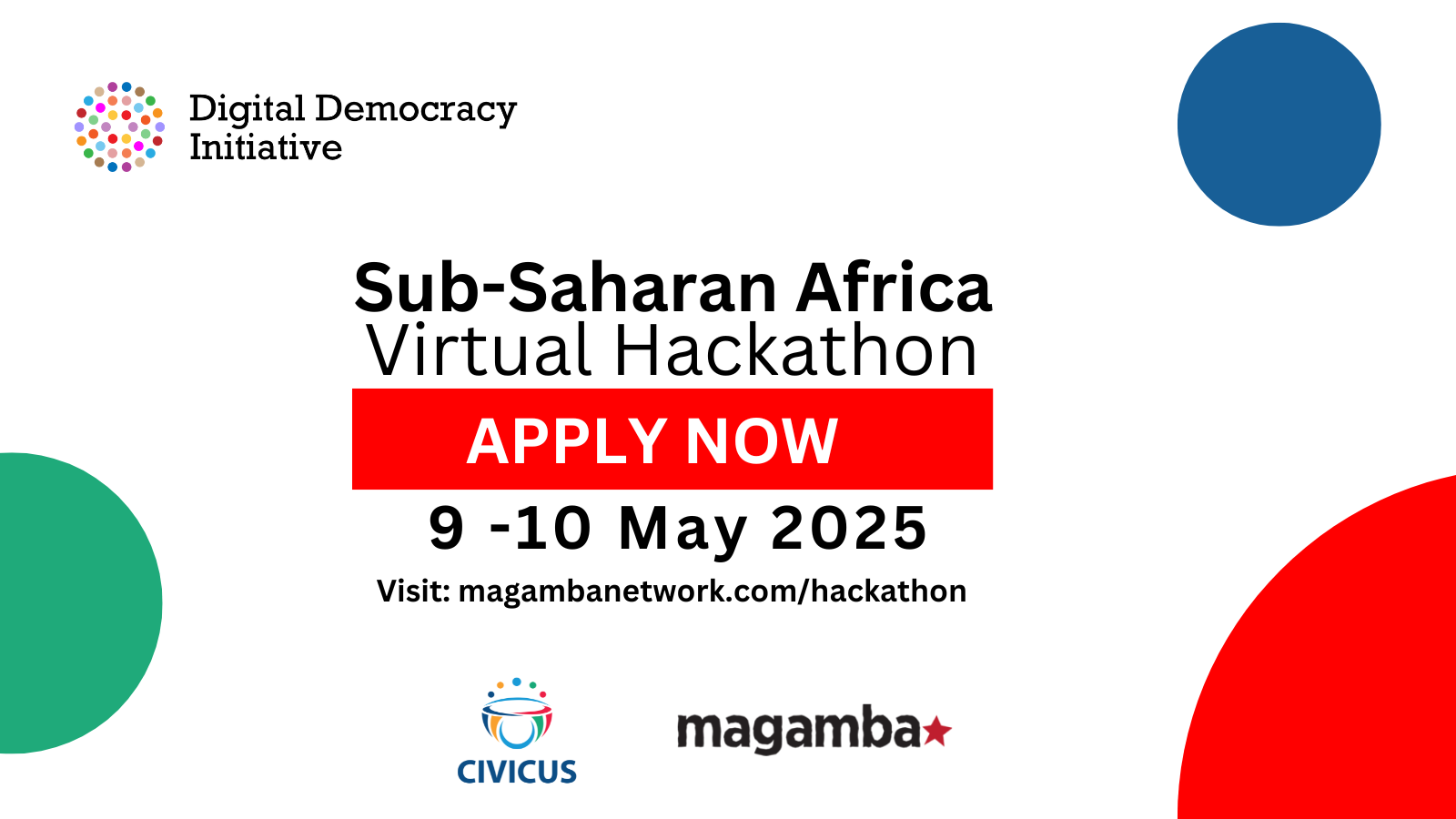 You are currently viewing Launch of the Digital Democracy Hackathon: Empowering Sub-Saharan Voices